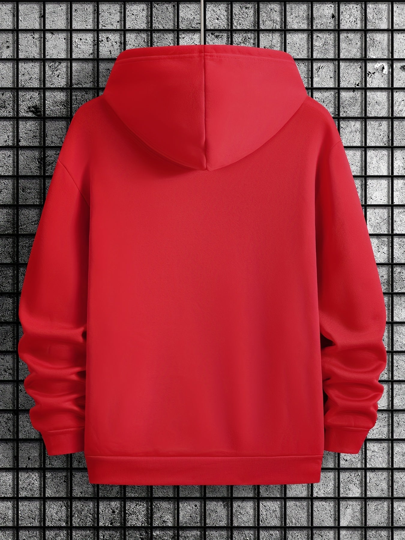 Men's 4pcs sweater set, new style with Tatoris print, fashionable and casual, drawstring hooded sweater