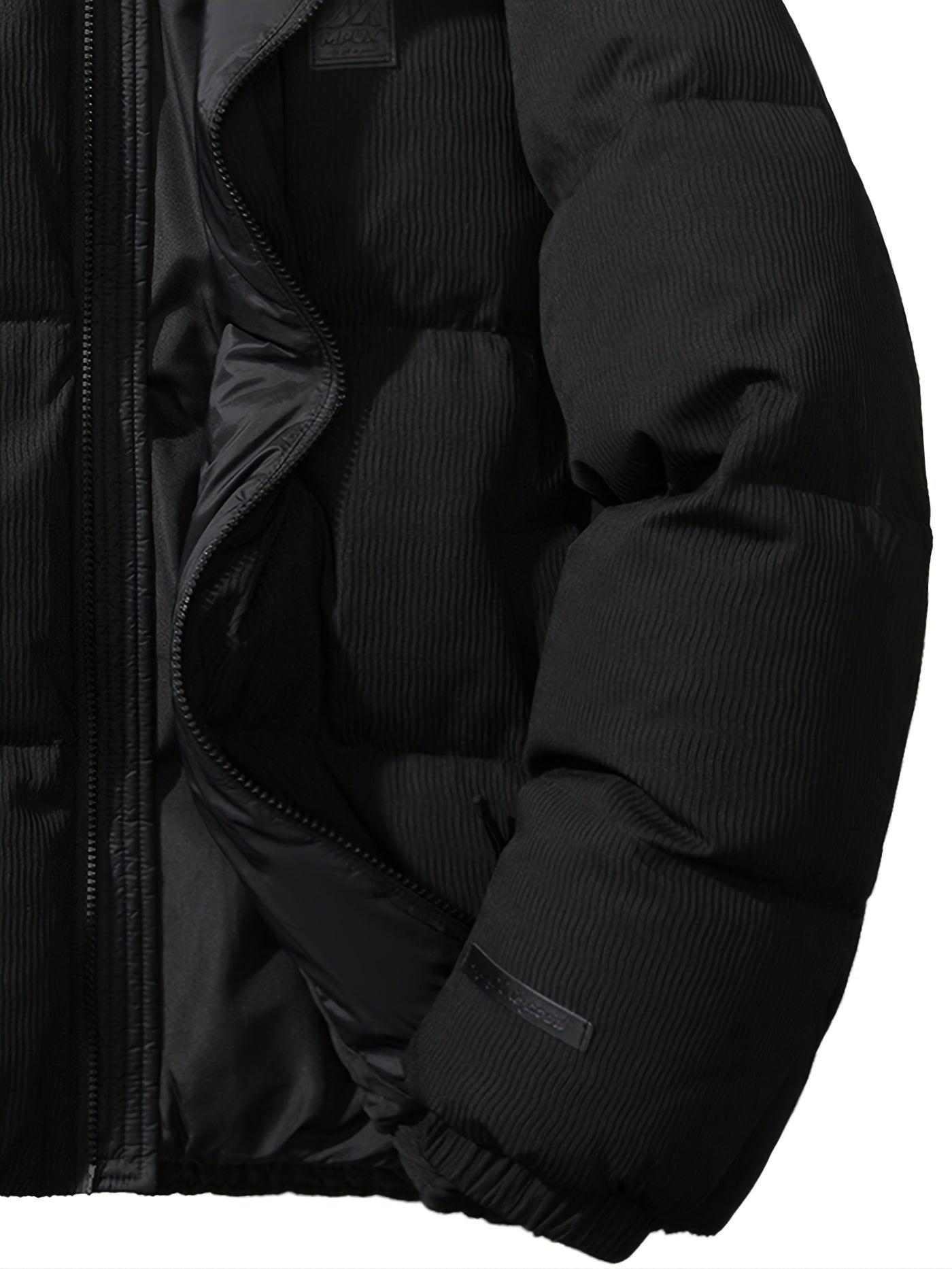 This Is a Stylish, Thickened Down Jacket with a 90% White Duck Down Content