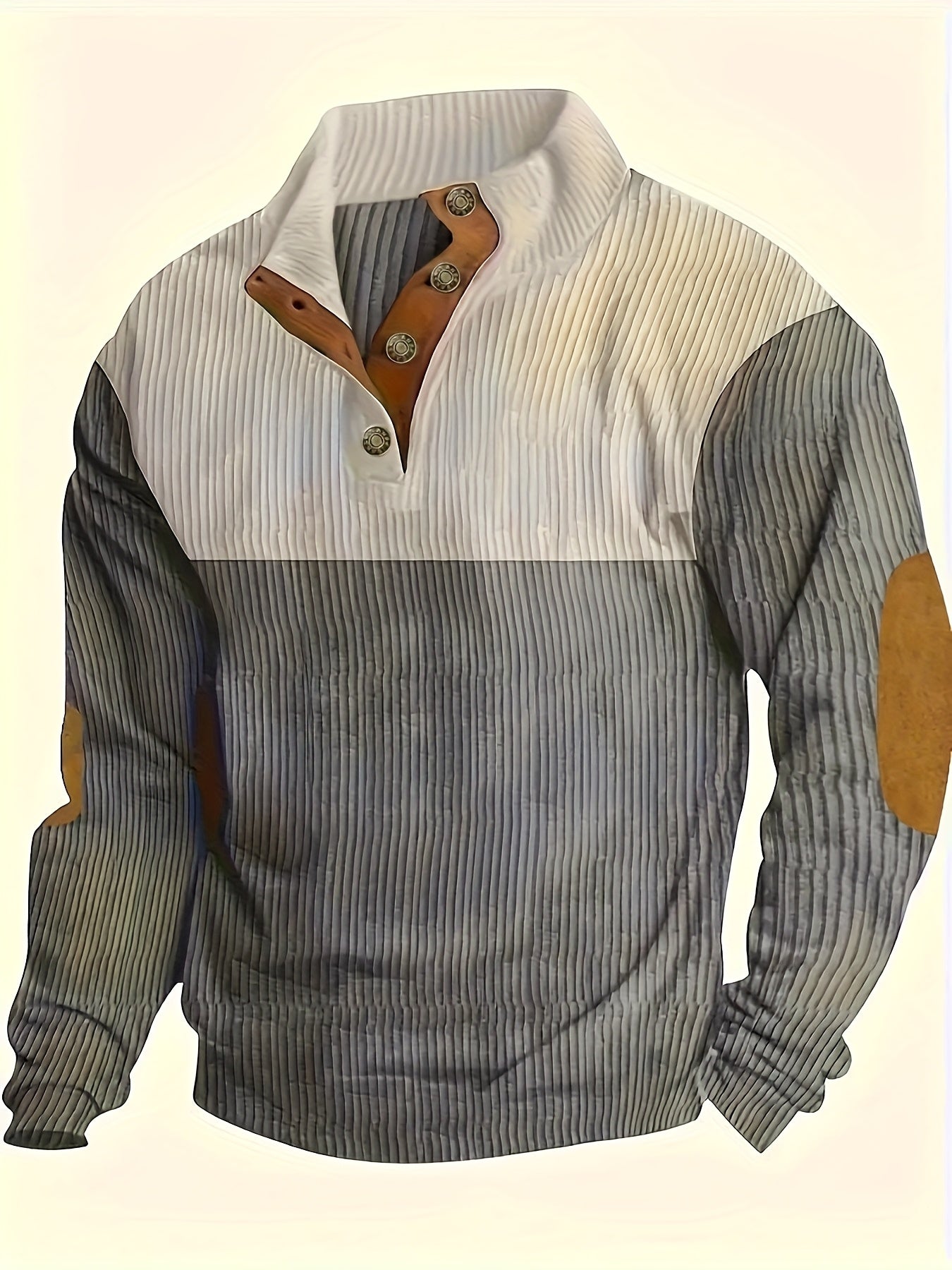 3pcs Retro Color Block Fashion Hoodie - Men'S Casual V-neck Men'S Clothing With Hoodie Top, Fashionable Outfit