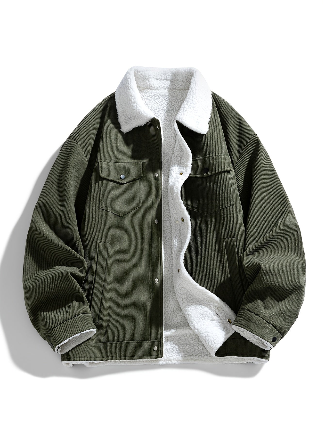 Men's Plush Corduroy Jacket - New Autumn