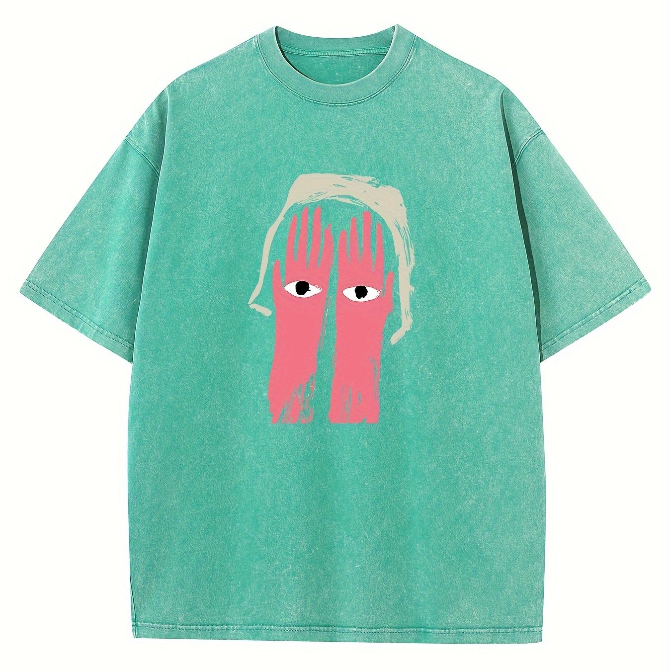 Creative. Funny. Vintage Washed High Quality Cotton Patterned T-Shirt