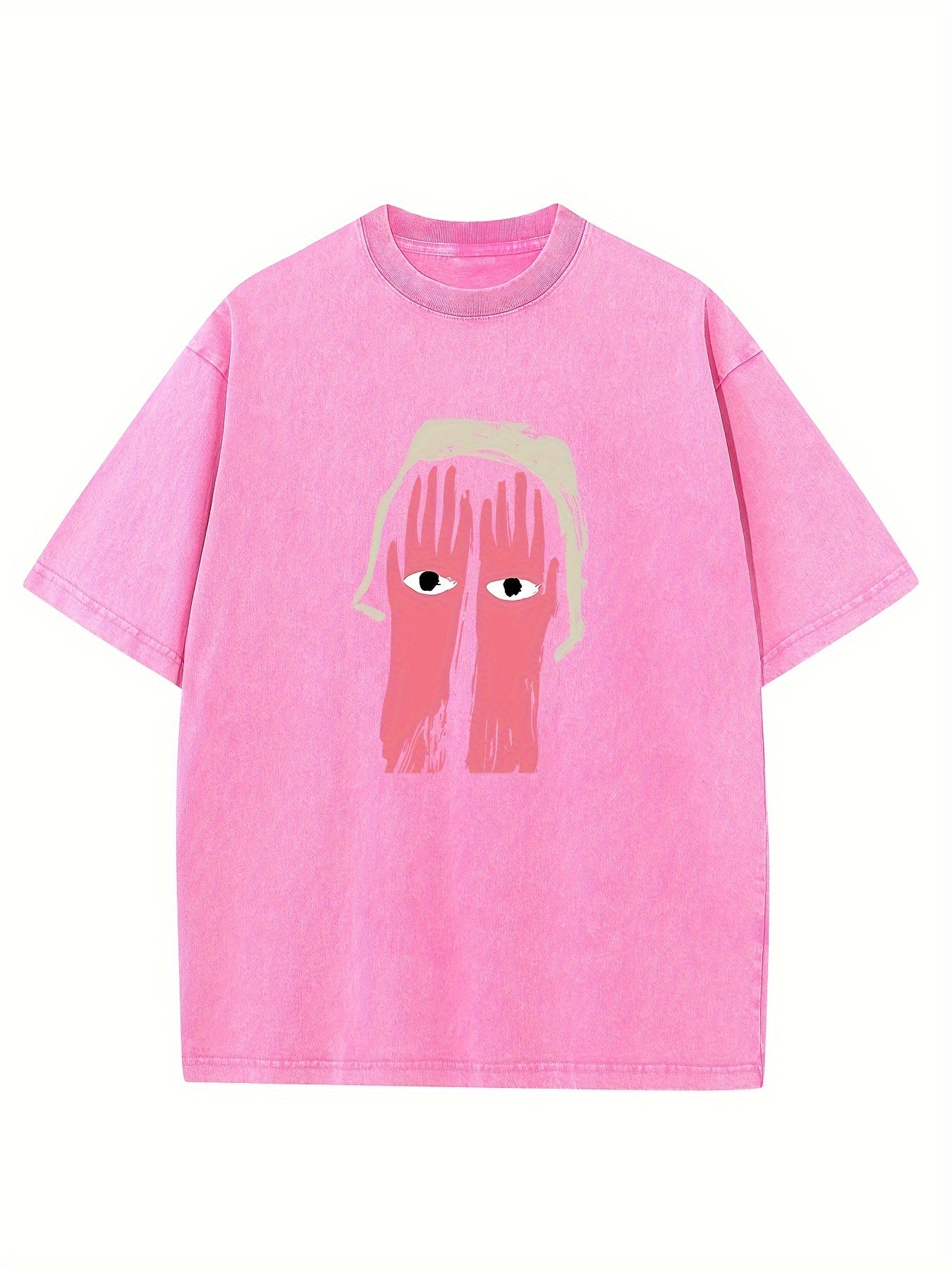Creative. Funny. Vintage Washed High Quality Cotton Patterned T-Shirt