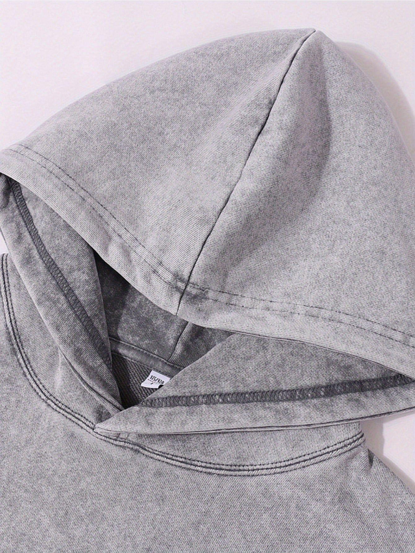 Custom Washed Unisex Hoodie For Lover Gift Thickened Customizable Men'S Pure Pocket Hoodie