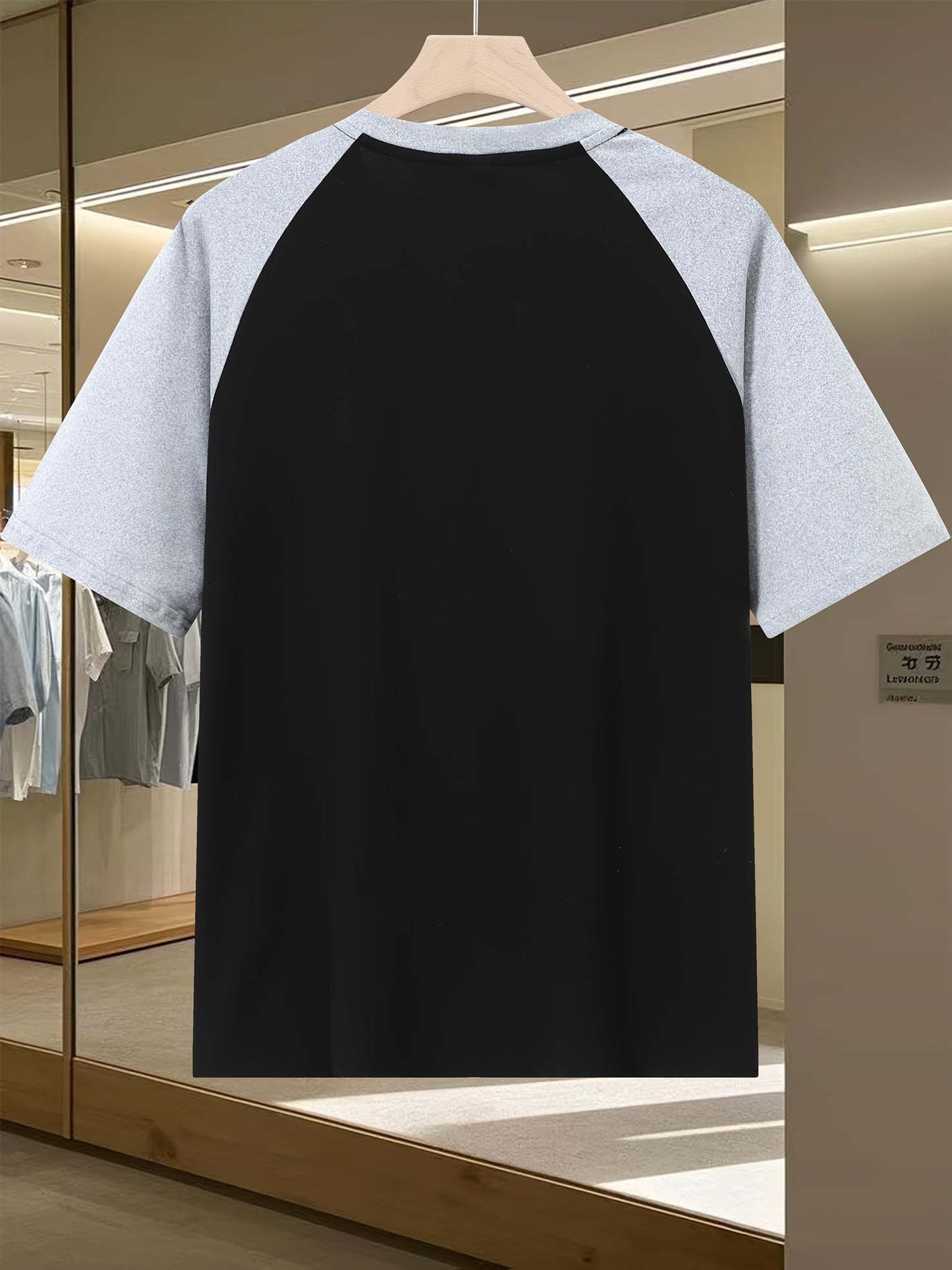 Men'S Casual Crew Neck T-Shirt with Star Graphic, Short Sleeve, Regular Fit, Slight Stretch Fabric, Summer Fashion Tee