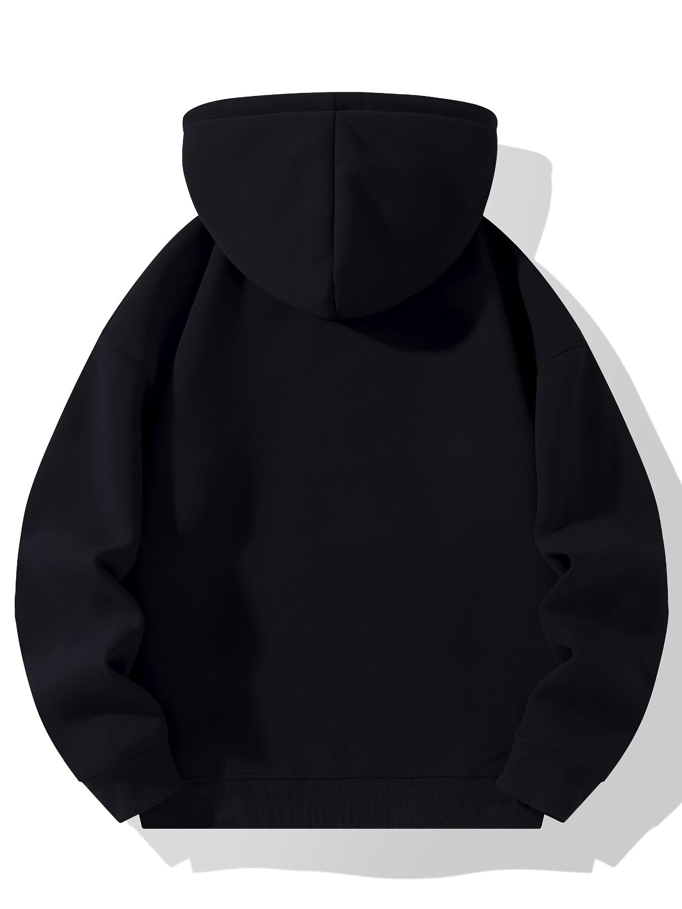 3pcs Fleece Hoodies 3pcs Men's Fleece-Lined Half-Zip Hooded Sweatshirts