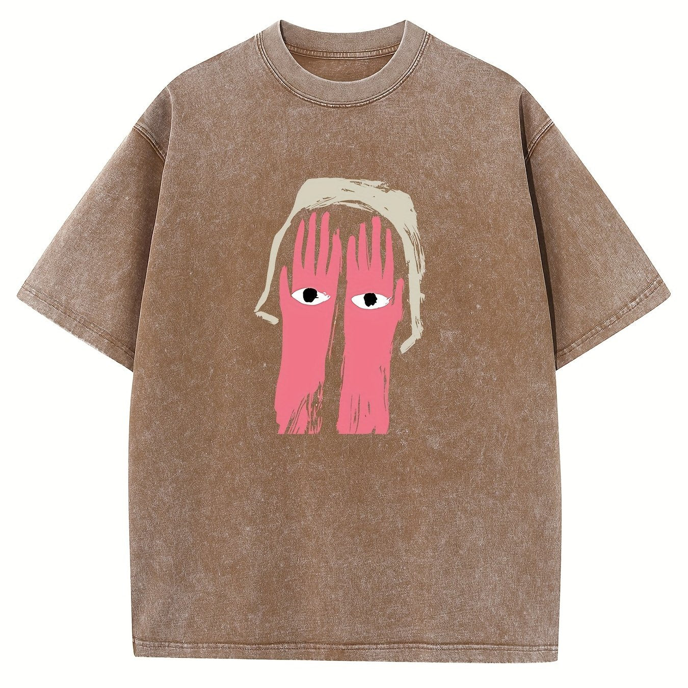 Creative. Funny. Vintage Washed High Quality Cotton Patterned T-Shirt
