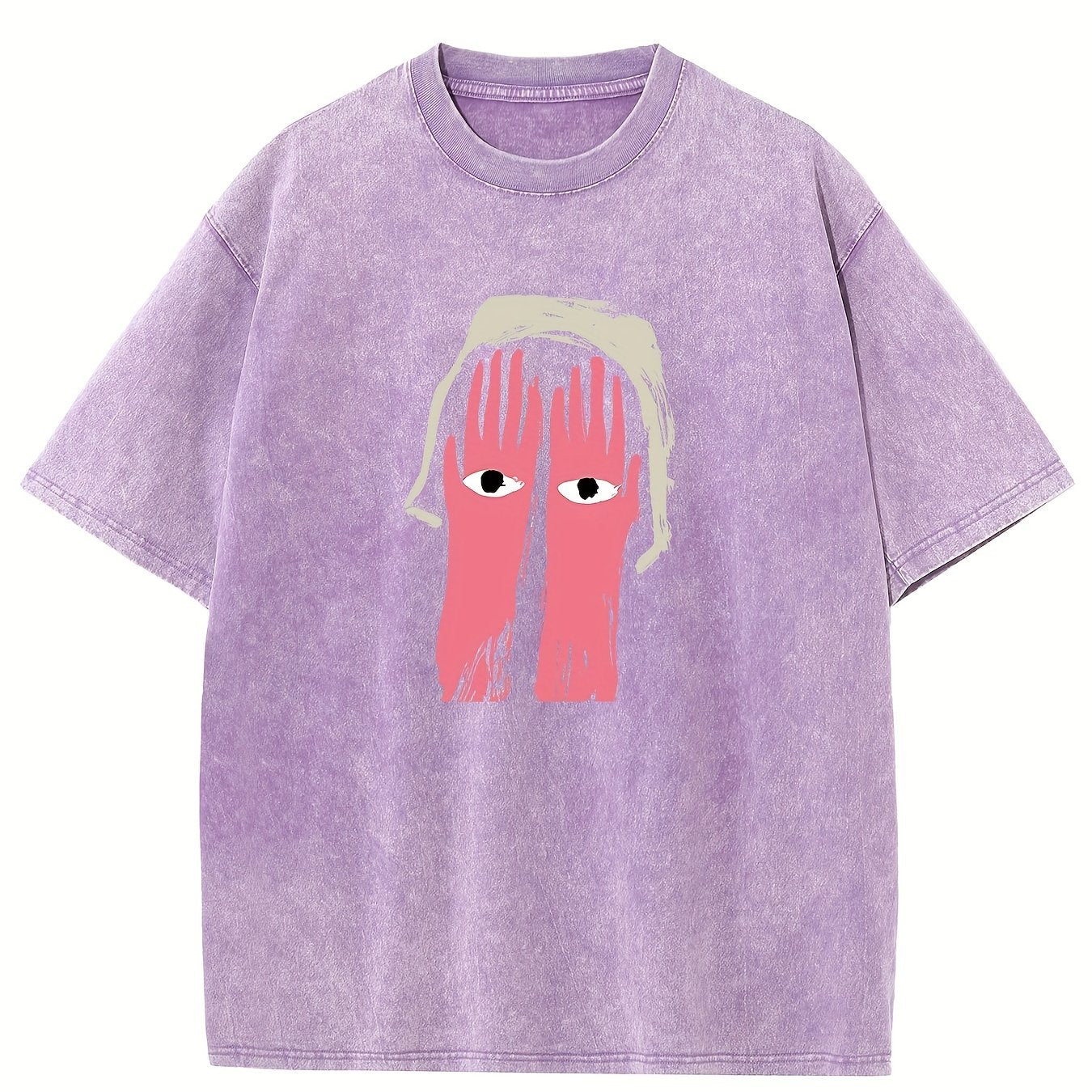 Creative. Funny. Vintage Washed High Quality Cotton Patterned T-Shirt
