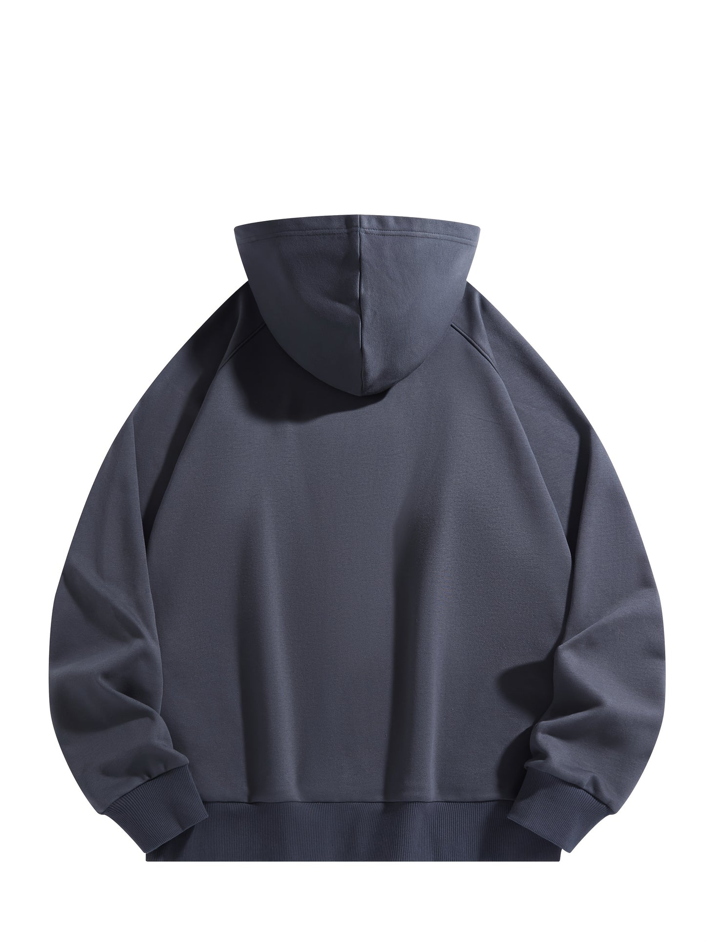 4pcs Solid Color Hoodies with Kangaroo Pocket - Casual & Sporty Men's Pullover Sweatshirts for Fall