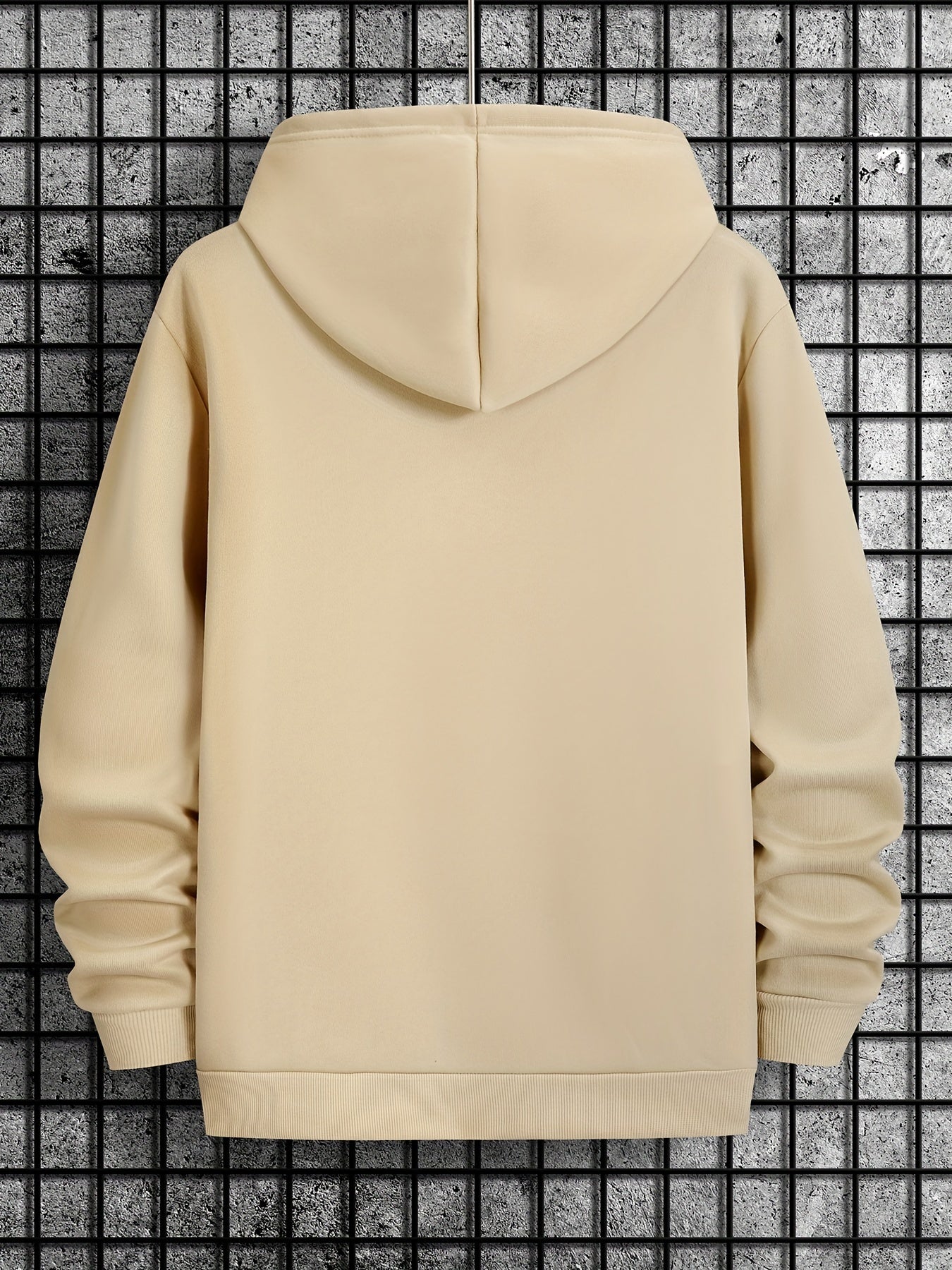 Men's 4pcs sweater set, new style with Tatoris print, fashionable and casual, drawstring hooded sweater