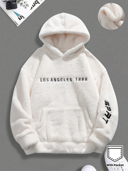 Men'S Heavyweight Hoodie - Winter Warm Pullover Sweatshirt with Kangaroo Pocket