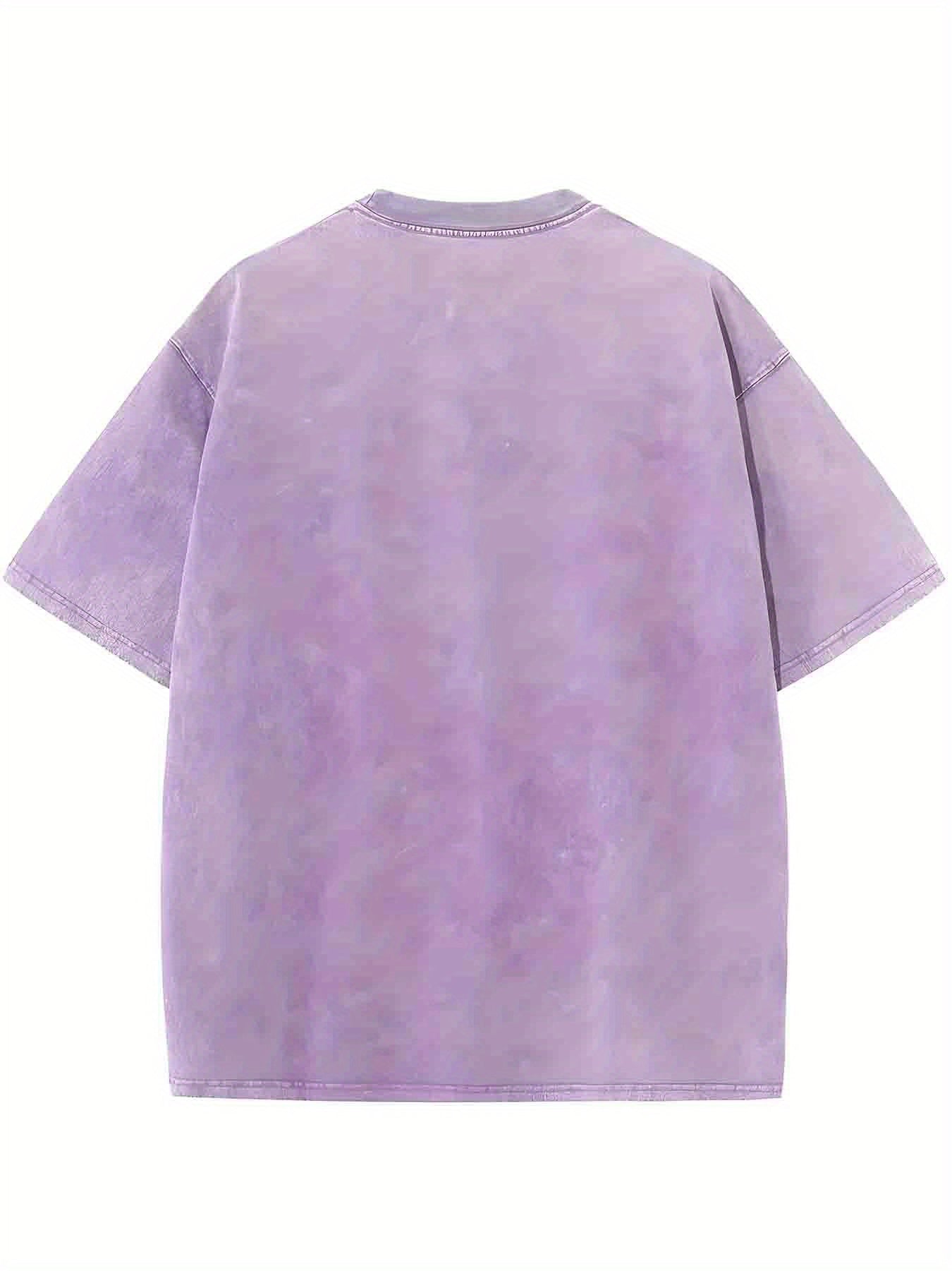 1pc, Vintage-Inspired Surprised Kitten Print T-Shirt, High-Quality Waxed Cotton, Relaxed Fit, Short Sleeve, Round Neck