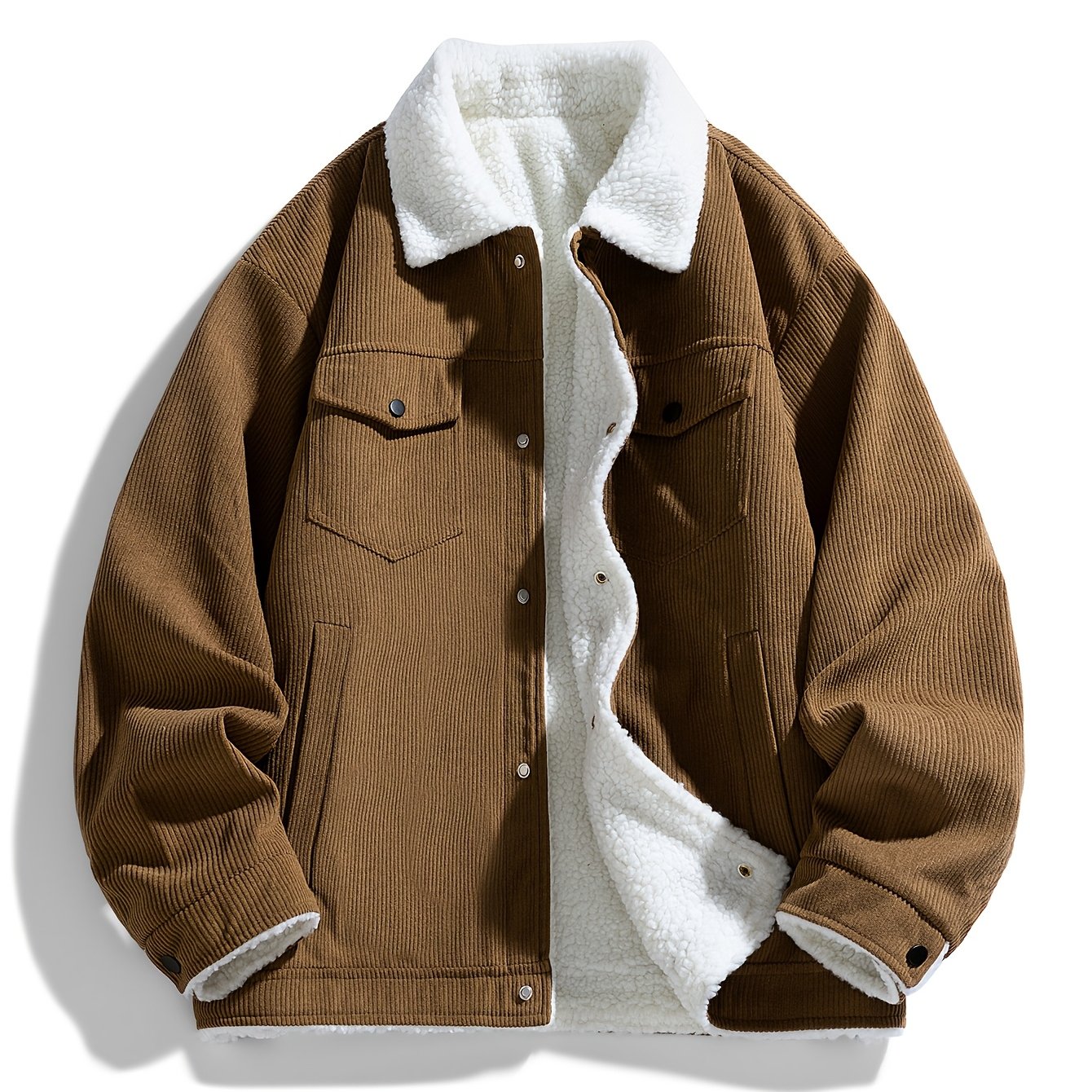 Men's Plush Corduroy Jacket - New Autumn
