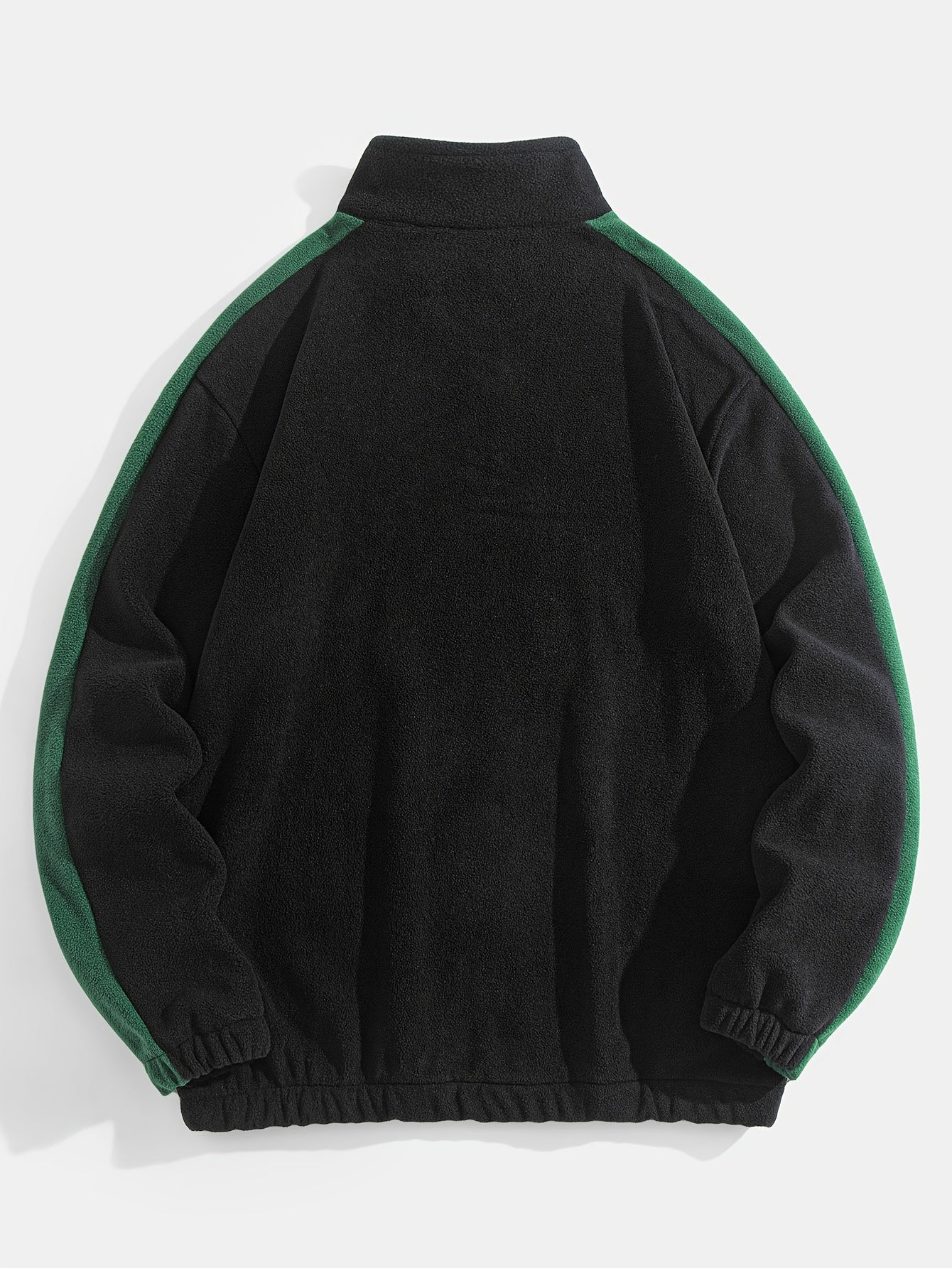 Cozy Sweatshirt Cozy Thickened Men's Niagara Falls Embroidered Fleece Zip-Up Sweatshirt