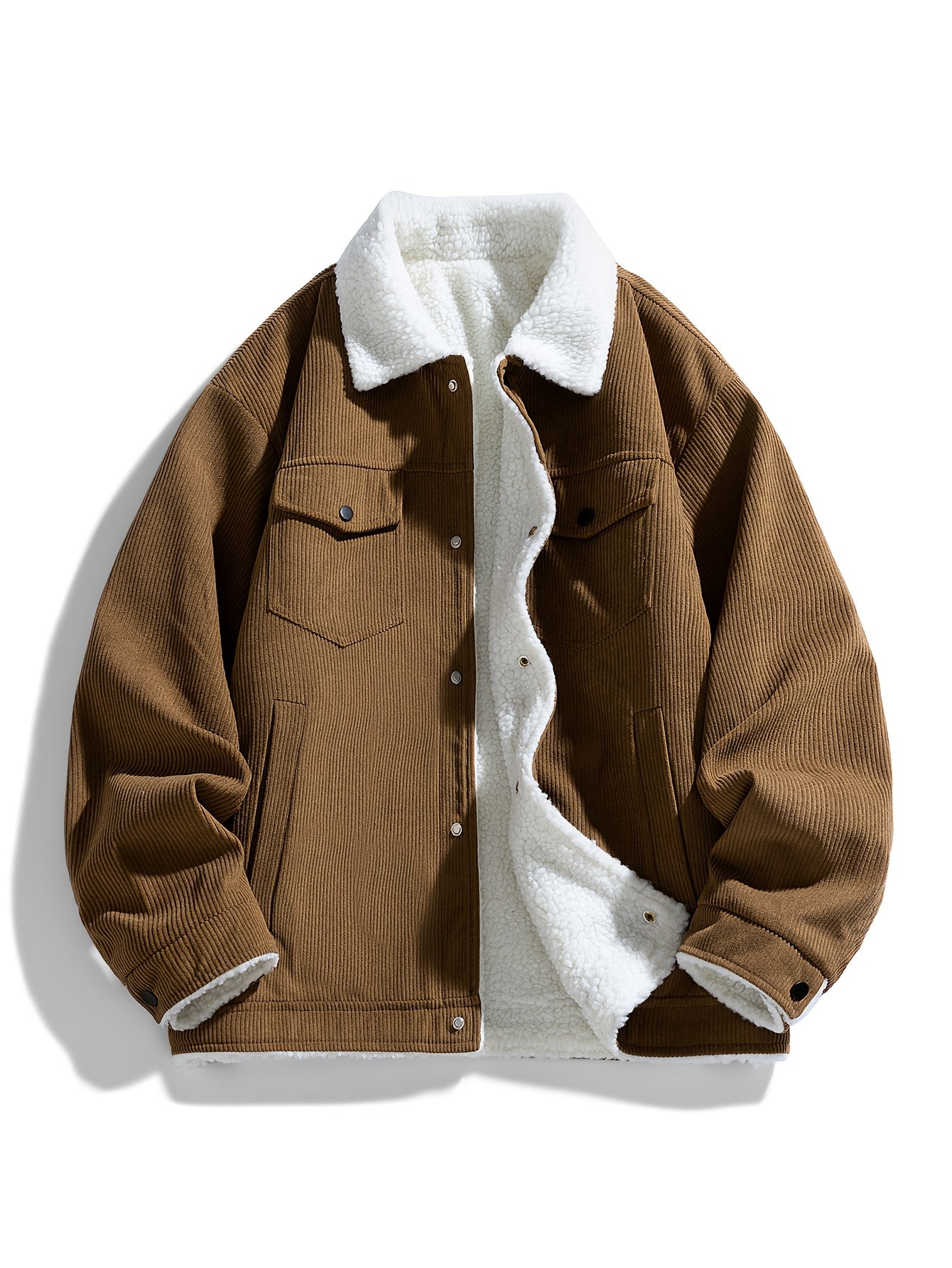 Men's Plush Corduroy Jacket - New Autumn