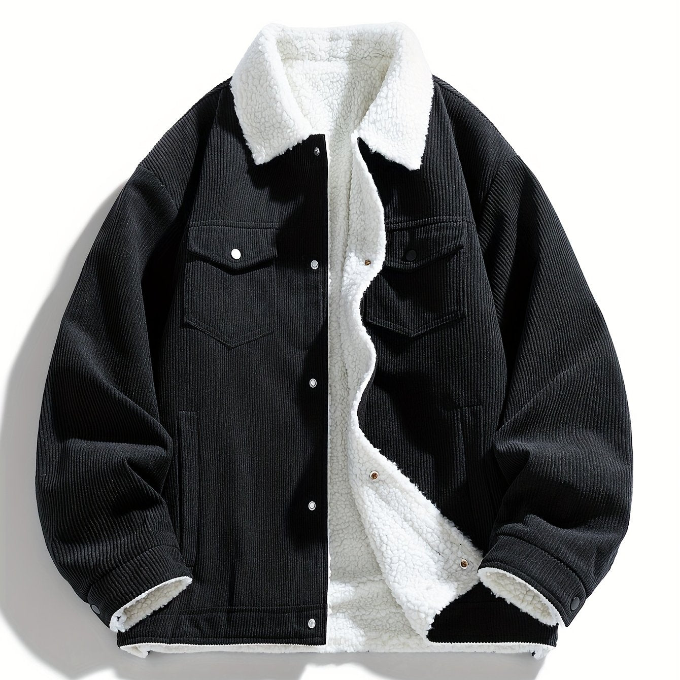 Men's Plush Corduroy Jacket - New Autumn
