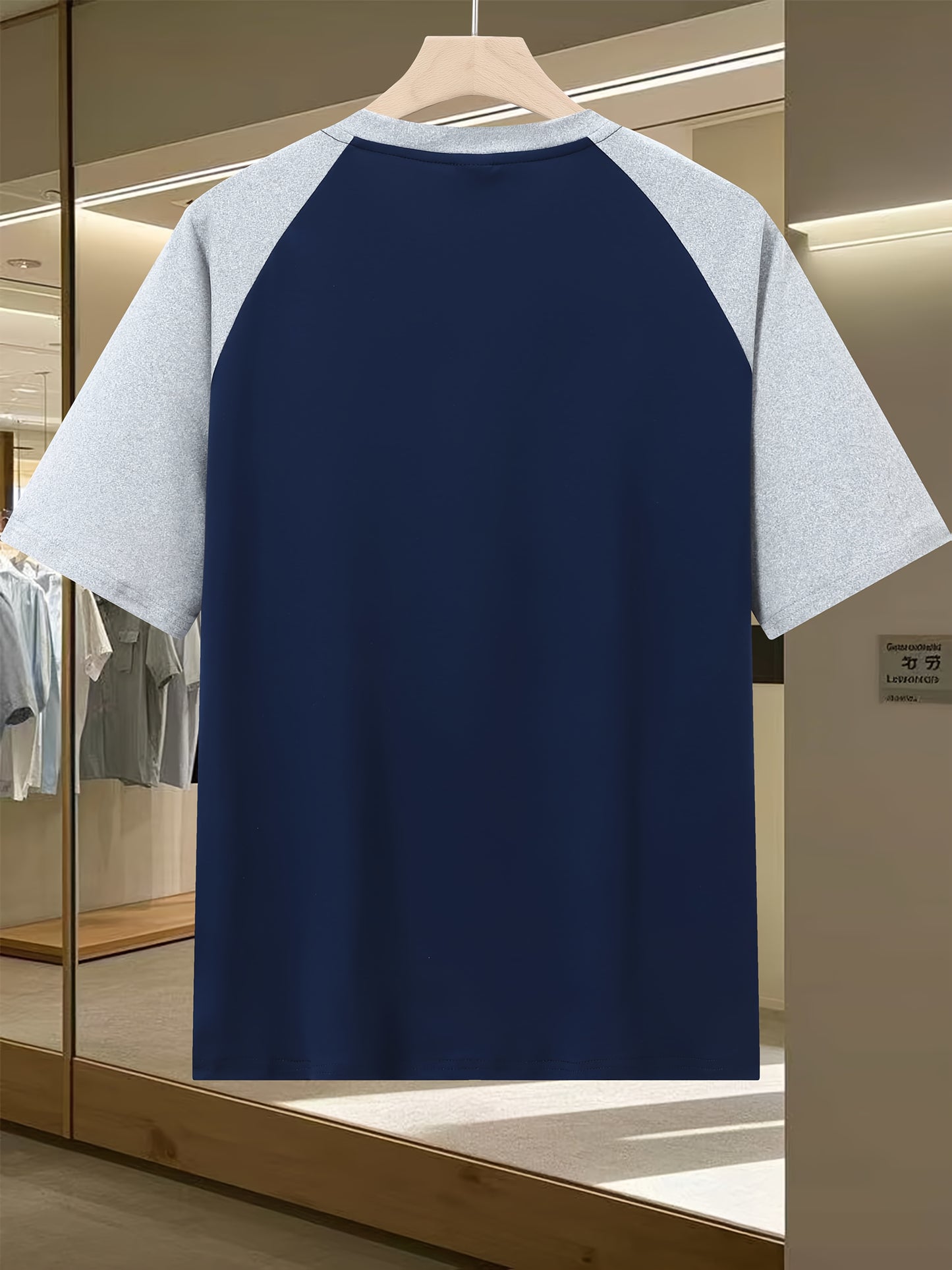 Men'S Casual Crew Neck T-Shirt with Star Graphic, Short Sleeve, Regular Fit, Slight Stretch Fabric, Summer Fashion Tee