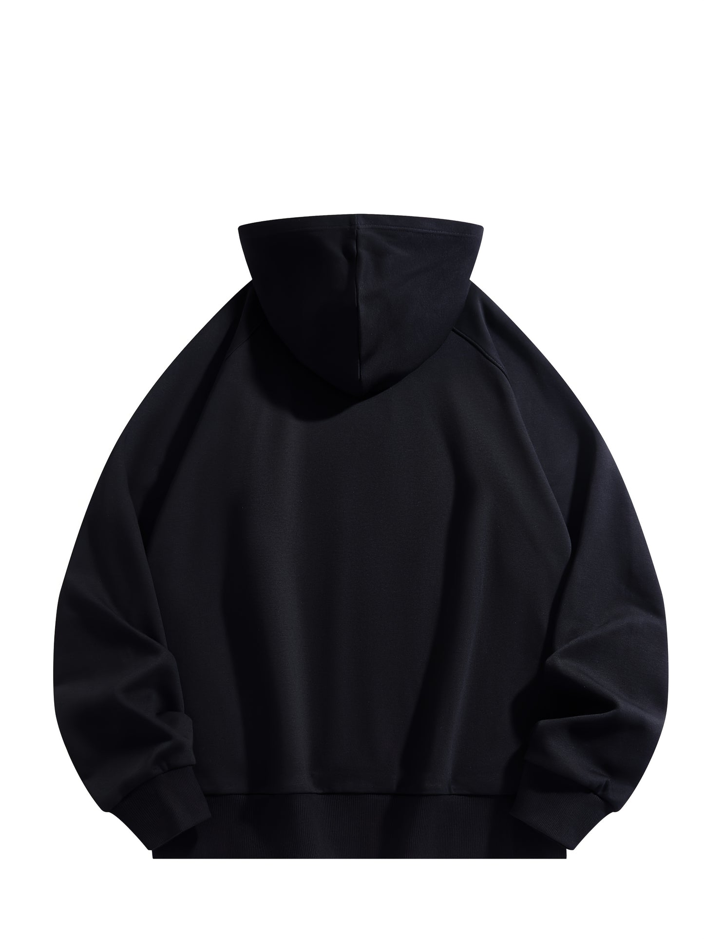 4pcs Solid Color Hoodies with Kangaroo Pocket - Casual & Sporty Men's Pullover Sweatshirts for Fall