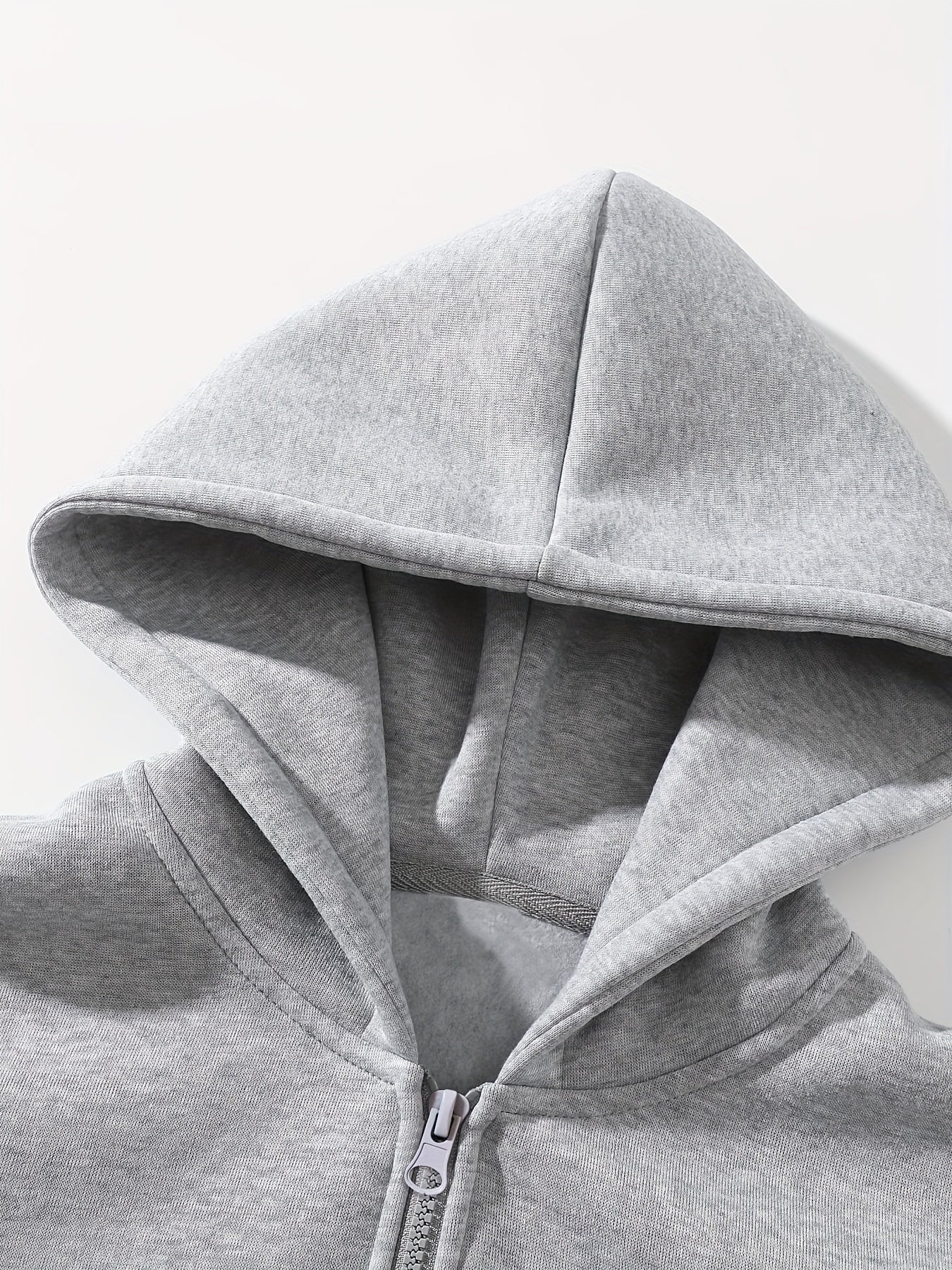 3pcs Fleece Hoodies 3pcs Men's Fleece-Lined Half-Zip Hooded Sweatshirts