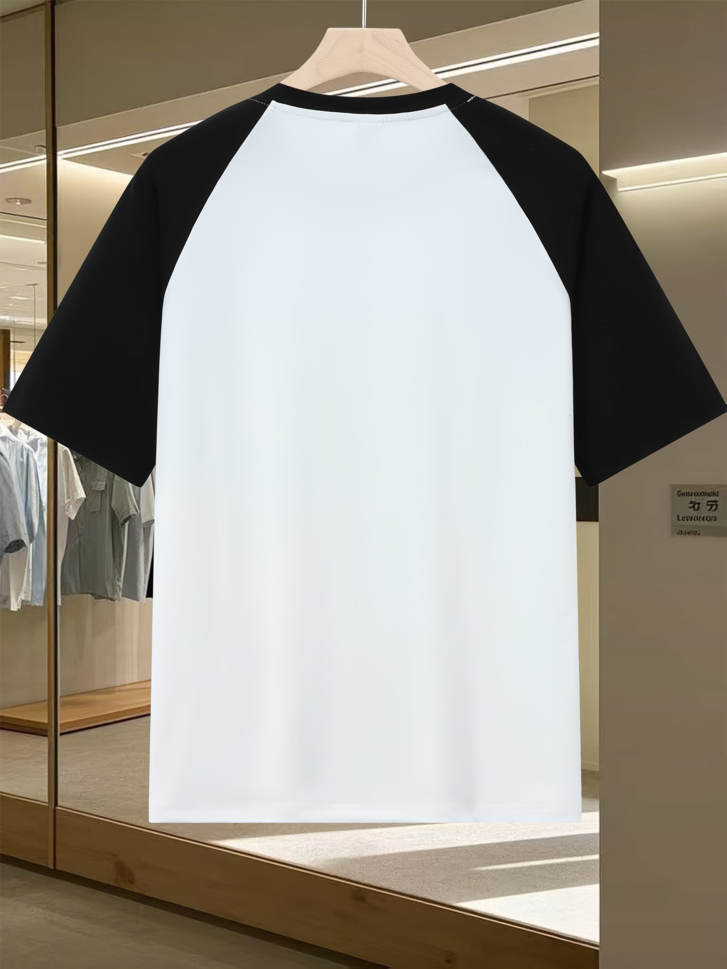 Men'S Casual Crew Neck T-Shirt with Star Graphic, Short Sleeve, Regular Fit, Slight Stretch Fabric, Summer Fashion Tee