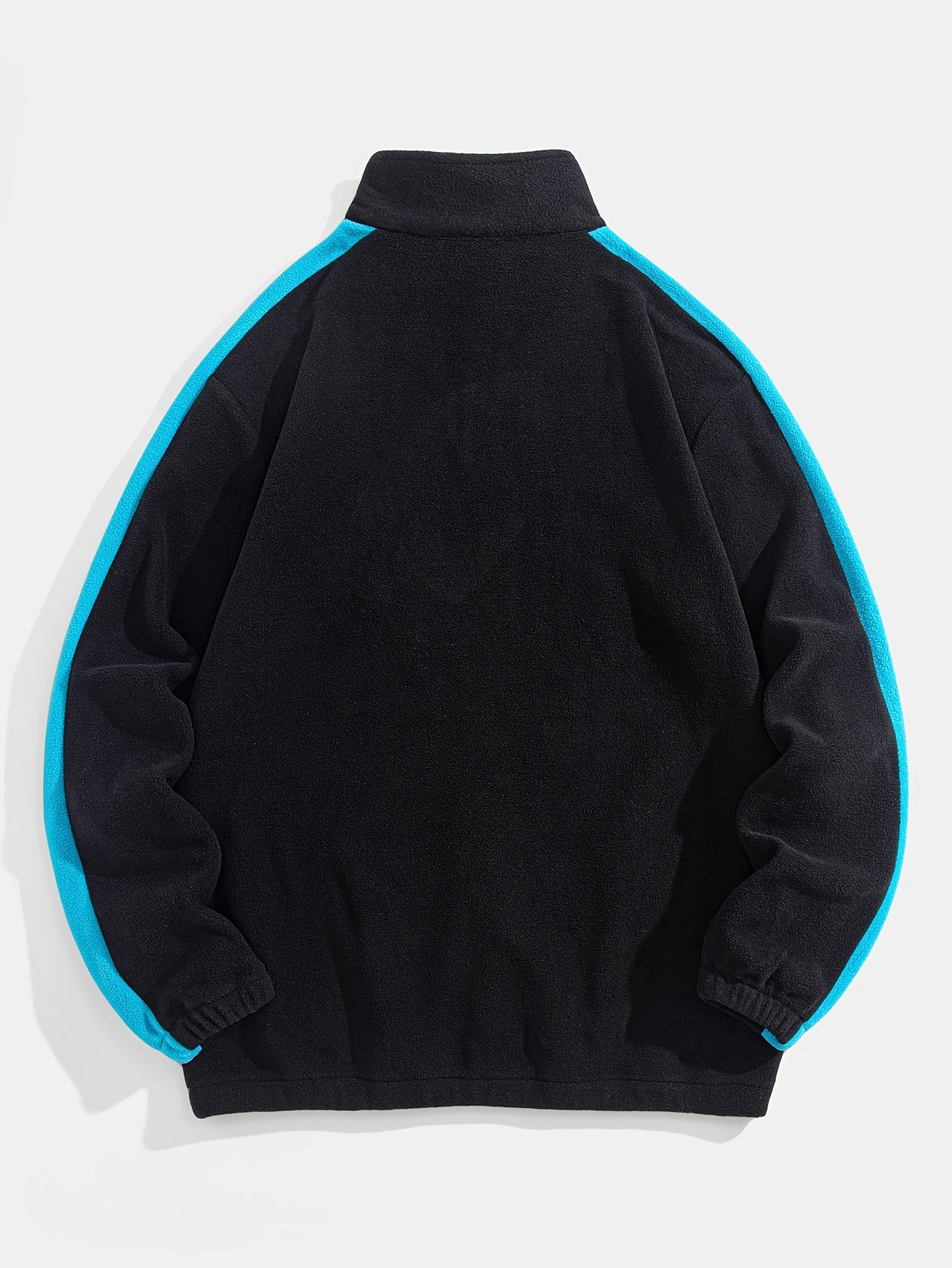 Cozy Sweatshirt Cozy Thickened Men's Niagara Falls Embroidered Fleece Zip-Up Sweatshirt