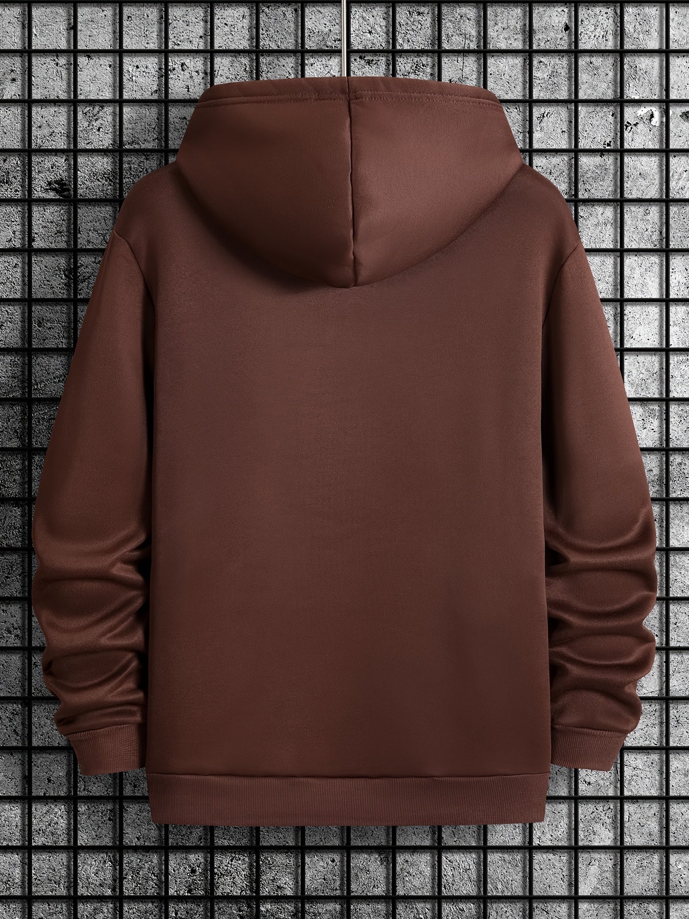 Men's 4pcs sweater set, new style with Tatoris print, fashionable and casual, drawstring hooded sweater