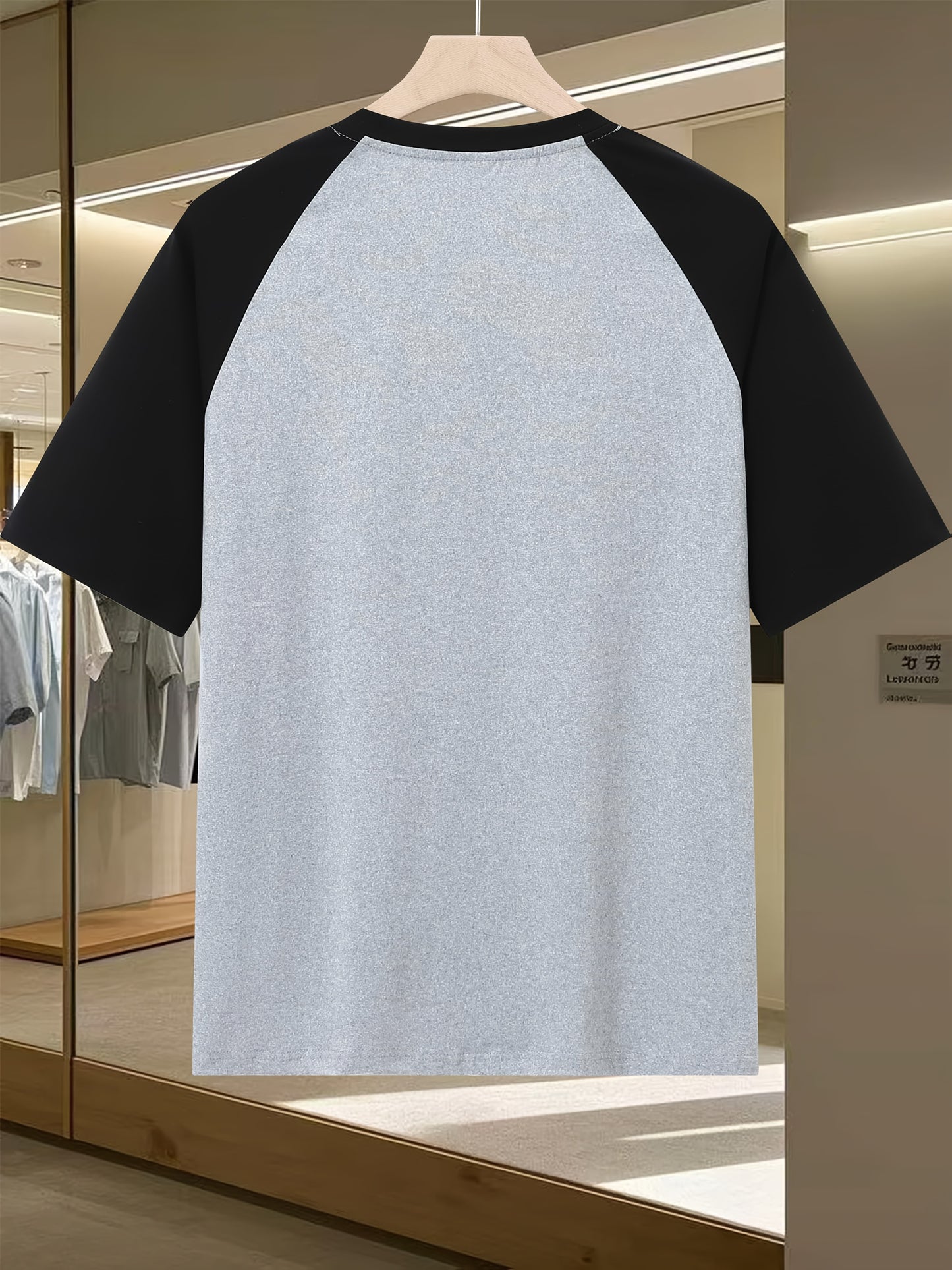 Men'S Casual Crew Neck T-Shirt with Star Graphic, Short Sleeve, Regular Fit, Slight Stretch Fabric, Summer Fashion Tee
