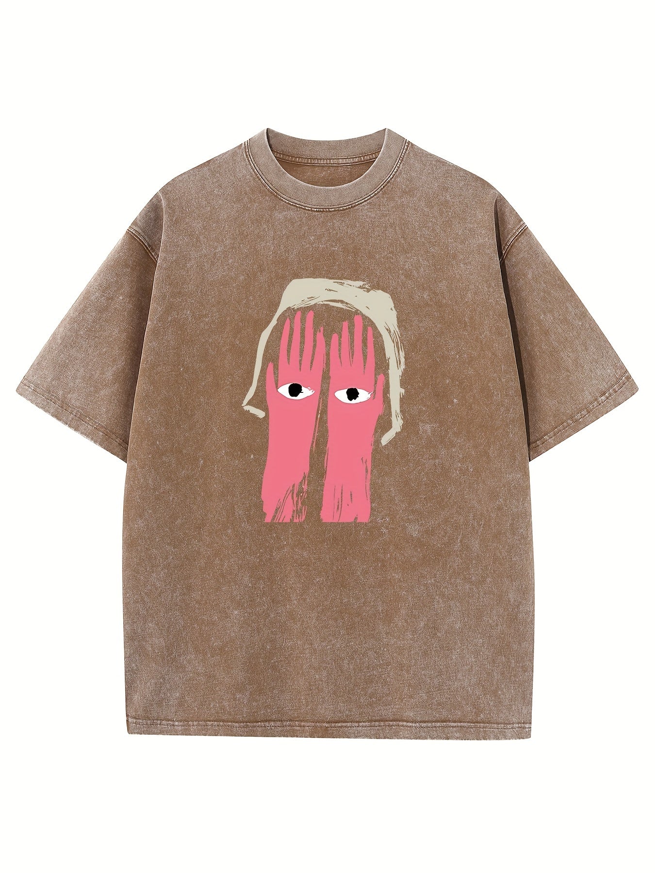 Creative. Funny. Vintage Washed High Quality Cotton Patterned T-Shirt