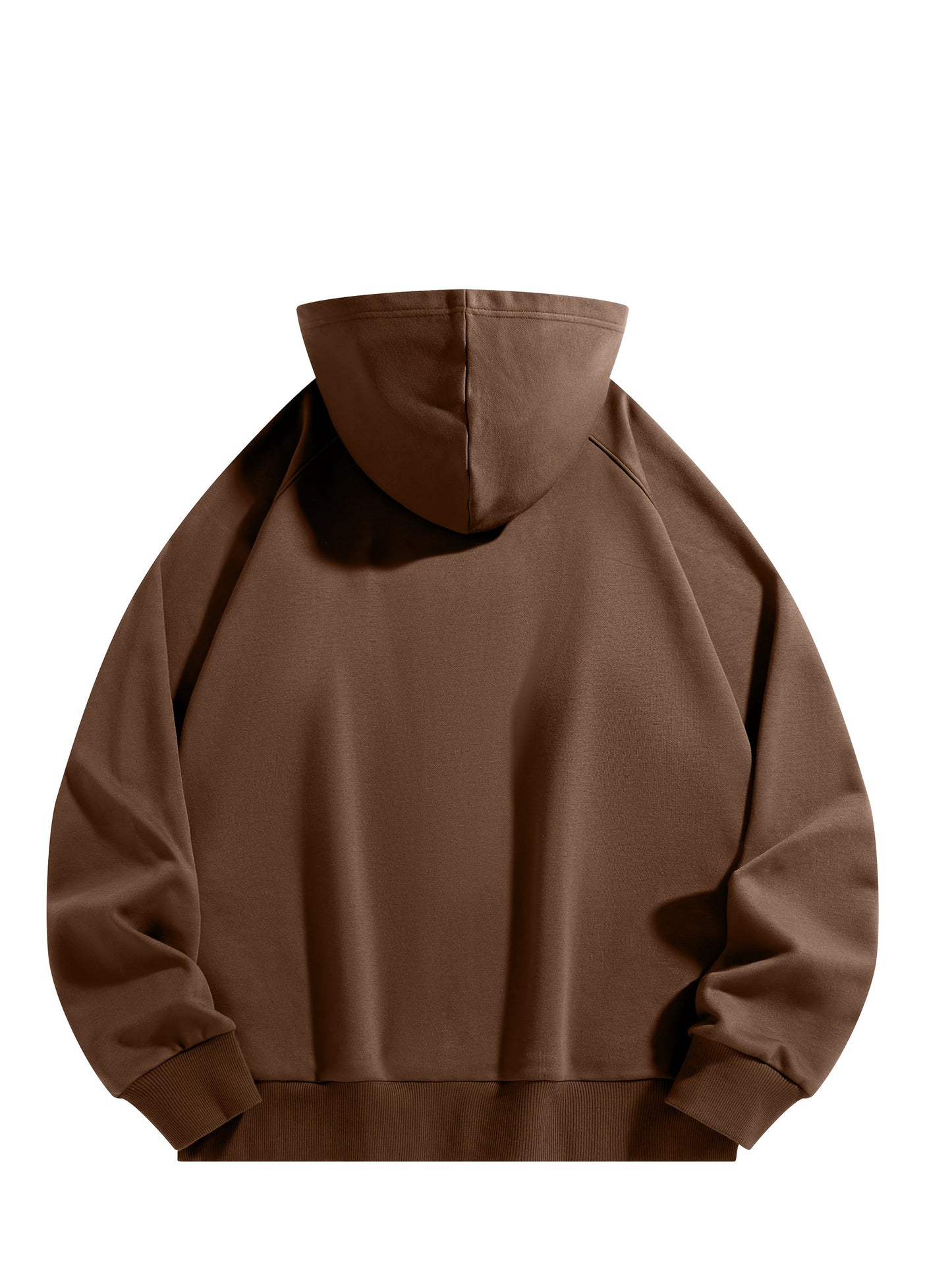 4pcs Solid Color Hoodies with Kangaroo Pocket - Casual & Sporty Men's Pullover Sweatshirts for Fall