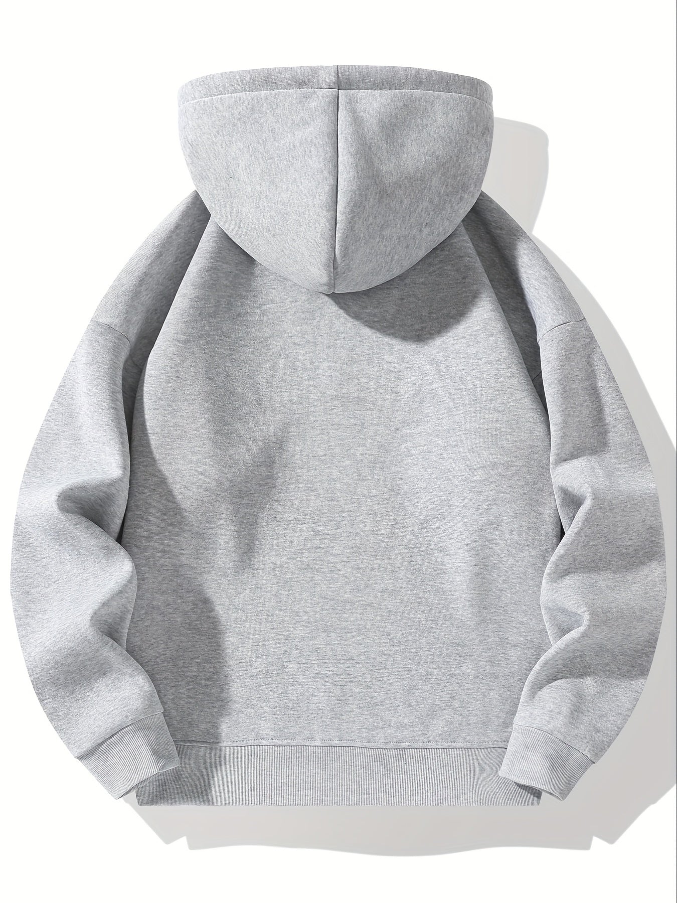 3pcs Fleece Hoodies 3pcs Men's Fleece-Lined Half-Zip Hooded Sweatshirts