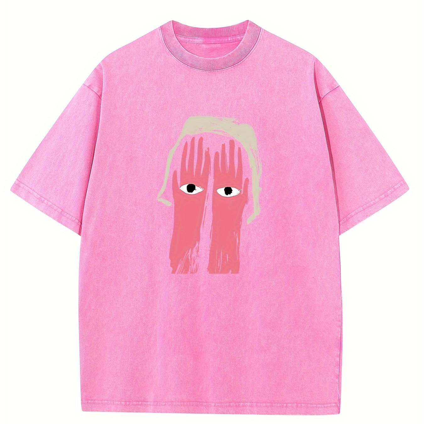 Creative. Funny. Vintage Washed High Quality Cotton Patterned T-Shirt