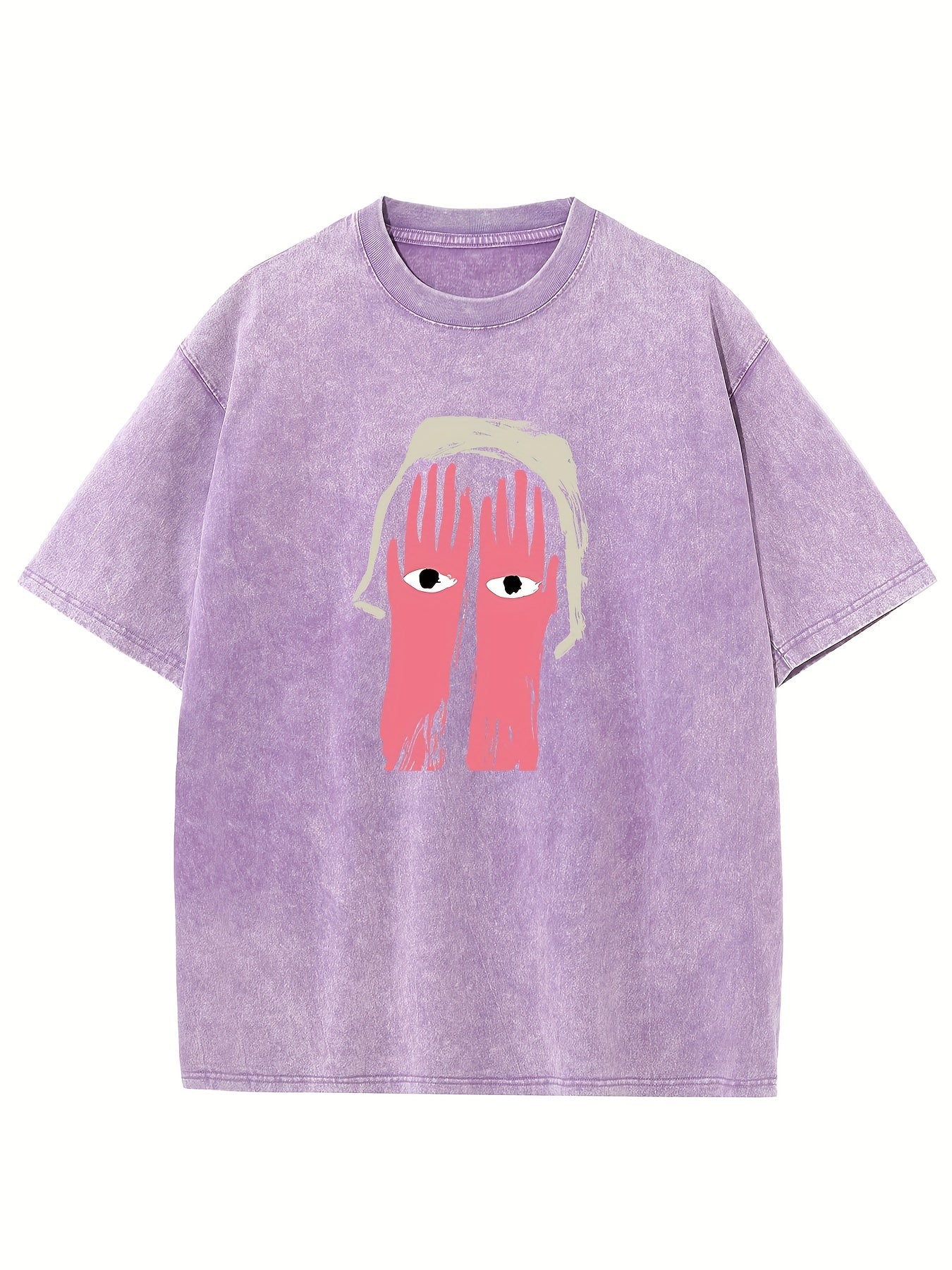 Creative. Funny. Vintage Washed High Quality Cotton Patterned T-Shirt