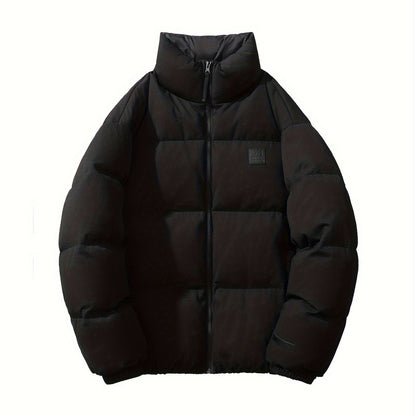 This Is a Stylish, Thickened Down Jacket with a 90% White Duck Down Content