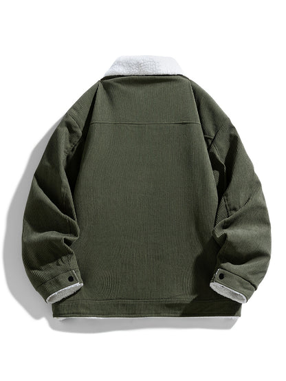 Men's Plush Corduroy Jacket - New Autumn