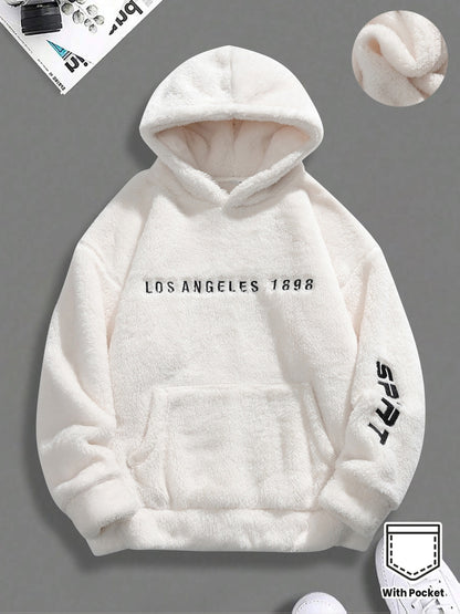 Men'S Heavyweight Hoodie - Winter Warm Pullover Sweatshirt with Kangaroo Pocket