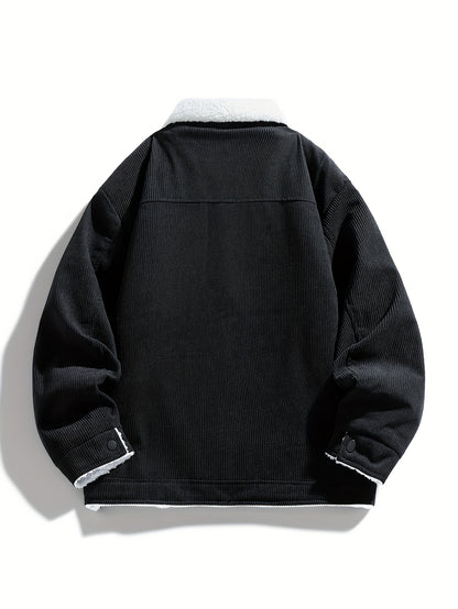 Men's Plush Corduroy Jacket - New Autumn