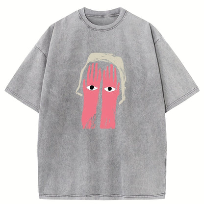 Creative. Funny. Vintage Washed High Quality Cotton Patterned T-Shirt