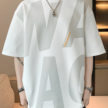 Men's Loose Fit Summer Graphic T-Shirt - \