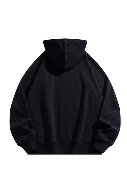 4pcs Solid Color Hoodies with Kangaroo Pocket - Casual & Sporty Men's Pullover Sweatshirts for Fall