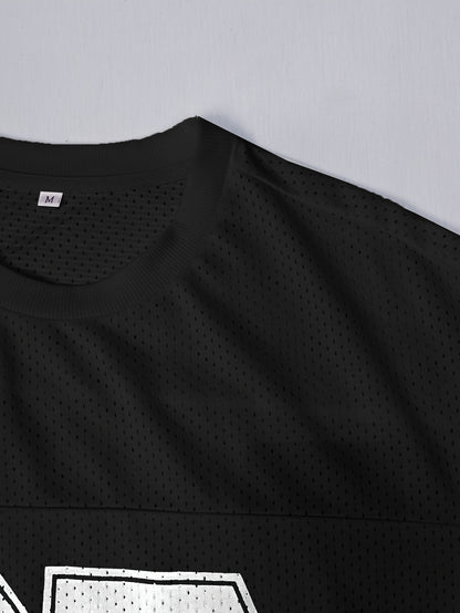 Football Jersey Number 07 - Breathable Mesh Soccer Training Shirt with Numbered Back